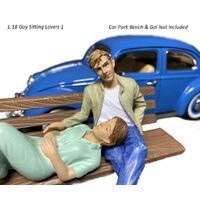 American Diorama 1/18 Guy Sitting Lovers  - I Figure