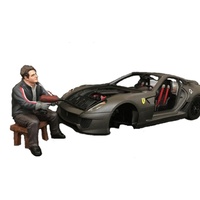American Diorama 1/24 Mr Lugnut Chop Shop Set Figure Accessory