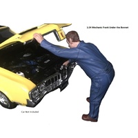 American Diorama 1/24 Frank Under The Bonnet Mechanic Figure Accessory