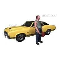 American Diorama 1/24 Sam With Tool Box Mechanic Figure Accessory