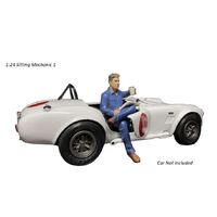 American Diorama 1/24 Sitting Mechanic I Figure