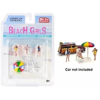 American Diorama 1/64 Beach Girls Diecast Figure Set