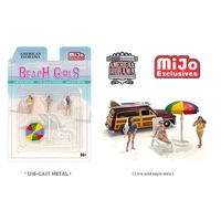 American Diorama 1/64 Beach Girls Diecast Figure Set