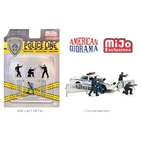 American Diorama 1/64 Police Line 1 - Figure Set 