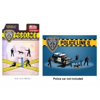 American Diorama 1/64 Police Line 2 - Figure Set 