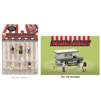 American Diorama 1/64 Farmer's Market Diecast Figure Set 