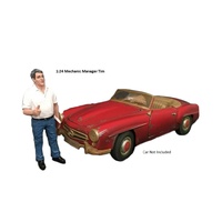 American Diorama 1/24 Tim Manager Mechanic Figure Accessory