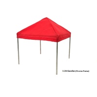 American Diorama 1/24 Gazebo Kit (Chrome Frame) Accessory