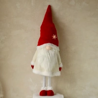 Red Gnome with Light-Up Snowflake