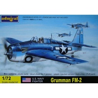 Admiral ADM7213 1/72 Grumman FM-2 USN Plastic Model Kit