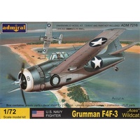 Admiral ADM7216 1/72 Grumman F4F-3 Wildcat Aces Plastic Model Kit