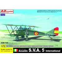 Admiral ADM7226 1/72 Ansaldo SVA.5 International Plastic Model Kit