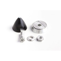 AeroNaut Spinner Black 38mm / 6mm - 7252/06