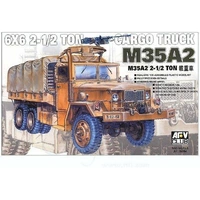 AFV Club 1/35 M35A2 2.5T Cargo Truck Plastic Model Kit [AF35004]