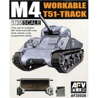 AFV Club 1/35 T51 Track For M4/M3 Conversion Kit AF35026