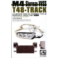 AFV Club AF35038 1/35 T48 Track For M4 Sherman/M3 Lee VVSS Series Conversion Kit