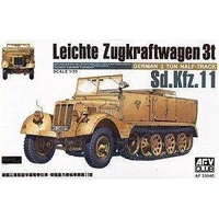 AFV Club 1/35 German Sd.Kfz.11 3Ton Half Track Plastic Model Kit [AF35040]
