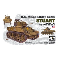 AFV Club 1/35 M3A3 Stuart Light Tank Plastic Model Kit [AF35053]