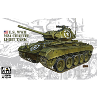 AFV Club 1/35 U.S. M24 Light Tank Plastic Model Kit [AF35054]