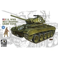 AFV Club 1/35 U.S. M24 Light Tank Plastic Model Kit [AF35054]