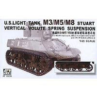 AFV Club 1/35 M3 Stuart Light Tank Vertical Volute Spring Suspension Conversion Kit AF35056