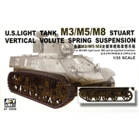 AFV Club 1/35 M3 Stuart Light Tank Vertical Volute Spring Suspension Conversion Kit AF35056