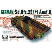 AFV Club 1/35 German Sd.Kfz. 25 Ausf.D Half-Track Plastic Model Kit [AF35063]