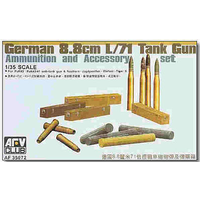 AFV Club 1/35 German 8.8cm L/71 Tank Gun Ammunition And Accessory Set Plastic Model Kit [AF35072]
