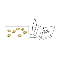 AFV Club AF35073 1/35 German Pak43/41 & Pak 40 Brass Shield Bolt Set Conversion Kit