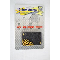 AFV Club AF35074 1/35 German leFH 18 10.5cm Ammo (Brass) Plastic Model Kit