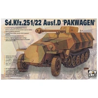 AFV Club 1/35 German Sd.Kfz.25 Ausf.D Plastic Model Kit [AF35083]