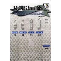 AFV CLUB 1/35 Panzer IV 7.5cm KwK L/46 Ammo set