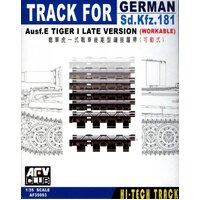 AFV Club AF35093 1/35 Tracklink For German Tiger I Late Version (Workable) Plastic Model Kit