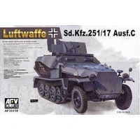 AFV Club 1/35 German Sd.Kfz.25 Ausf.C. (Late Type) Plastic Model Kit [AF35118]