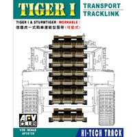 AFV Club AF35129 1/35 Transport Type Track Link For Tiger I (Workable) Plastic Model Kit