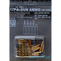 AFV Club 1/35 17Pdr.Gun Ammo Plastic Model Kit AF35138
