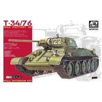 AFV Club AF35143 1/35 T-34/76 1942 Factory 112 (Superb Detailed Interior) Plastic Model Kit