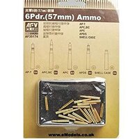 AFV Club AF35174 1/35 6 Pdr. (57mm) Ammo Plastic Model Kit