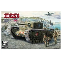 AFV Club 1/35 Churchill Mk.3 (Dieppie) Including Workable Track Plastic Model Kit