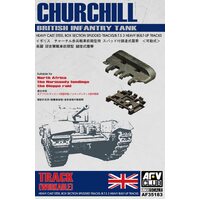AFV Club 1/35 Heavy Cast Steel Box Sect Tracks/B.T.S 3 Heavy Built-Up Tracks For Churchill AF35183