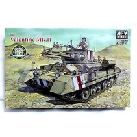 AFV Club 1/35 British Infantry Tank Mk.III Valentine Mk.II Plastic Model Kit [AF35185]