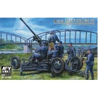 AFV Club AF35186 1/35 40mm Flak 28 Bofors WWII German Plastic Model Kit