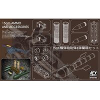 AFV Club AF35193 1/35 German 15cm Ammo And Accessories Plastic Model Kit