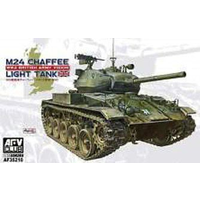 AFV Club 1/35 M24 Chaffee Light Tank WWII British Army Plastic Model Kit [AF35210]