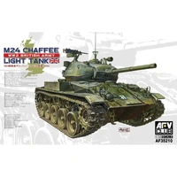 AFV Club 1/35 M24 Chaffee Light Tank WWII British Army Plastic Model Kit [AF35210]