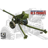 AFV Club 1/35 British Mk.4 6pdr Anti-tank Gun Plastic Model Kit [AF35217]