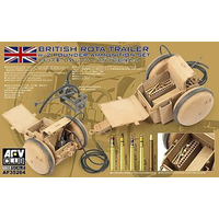 AFV 1/35 WW2 British Rota Trailer w/ 2 Pounder Ammo Set AFV-35264