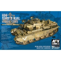 AFV Club 1/35 IDF Sho't Kal Gimel 1982 w/Reactive Armour Plastic Model Kit AF35267