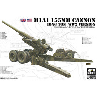 AFV Club 1/35 M1A1 155mm Cannon Long Tom WW 2 Version Plastic Model Kit
