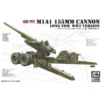 AFV Club 1/35 M1A1 155mm Cannon Long Tom WW 2 Version Plastic Model Kit